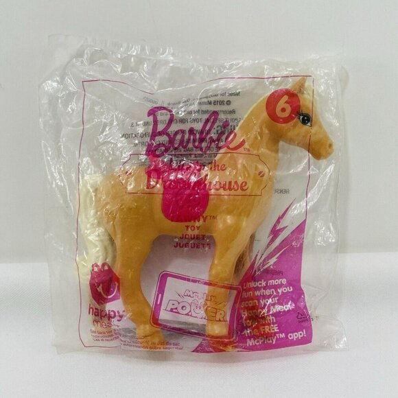 Mattel Barbie Dream House Life Horse Pony No. 6 Figure Tawny Toy Doll Happy Meal - Picture 5 of 10